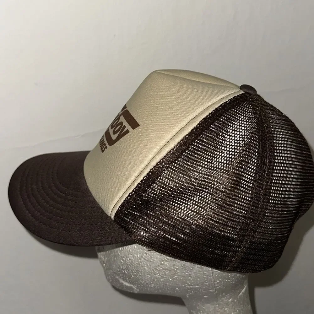 Ponyboy Slings Cobra Brand brown‎ & tan snapback trucker hat